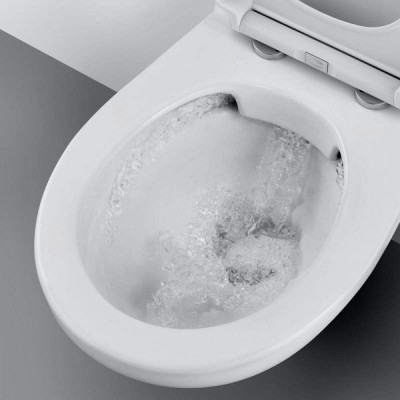 Bau Ceramic Унітаз підлоговий безободковий, вертикальний випуск (39429000)