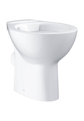Підлоговий безободковий унітаз Bau Ceramic, горизонтальний випуск (39430000)