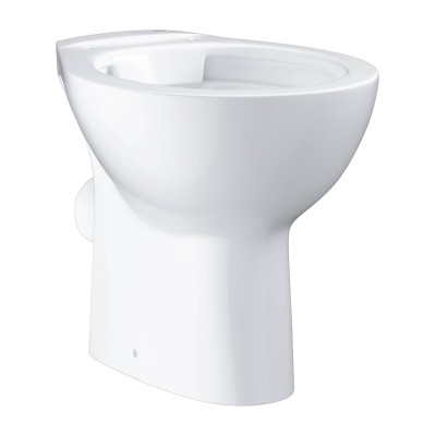 Підлоговий безободковий унітаз Bau Ceramic, горизонтальний випуск (39430000)