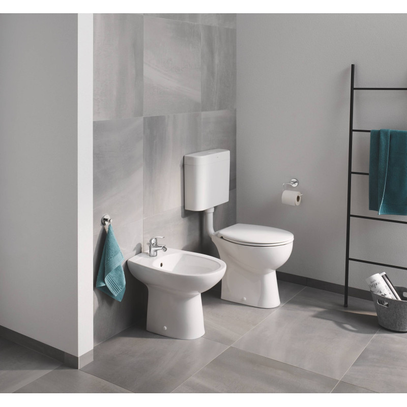 Підлоговий безободковий унітаз Bau Ceramic, горизонтальний випуск (39430000)
