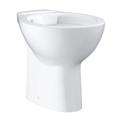 Підлоговий безободковий унітаз Bau Ceramic, вертикальний випуск (39431000)