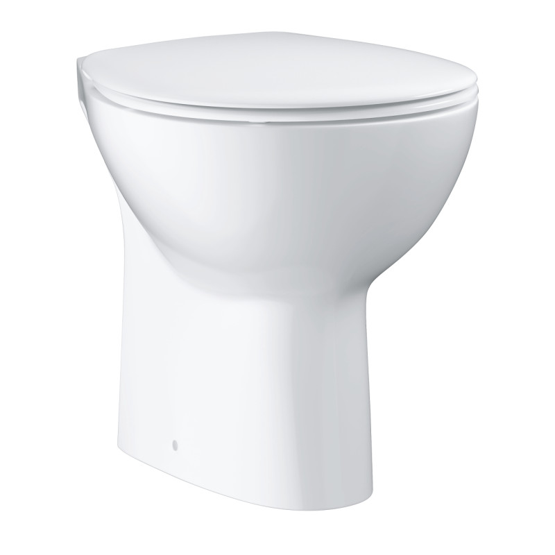 Підлоговий безободковий унітаз Bau Ceramic, вертикальний випуск (39431000)