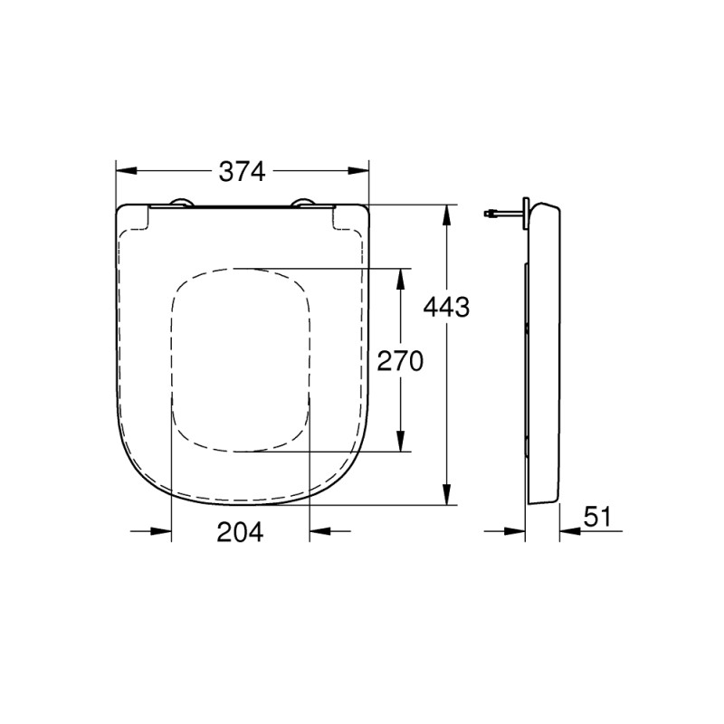 Сидіння для унітазу GROHE Euro Ceramic (39330001)