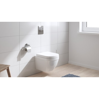 Euro Ceramic Унітаз настінного монтажу з сидінням (39554000) Euro Ceramic Унітаз настінного монтажу з сидінням (39554000)