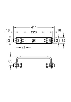 Sense Guard Набір для кріплення на стіну (22501000)