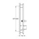 Rainshower SmartActive Душова штанга, 900 мм (26603000)