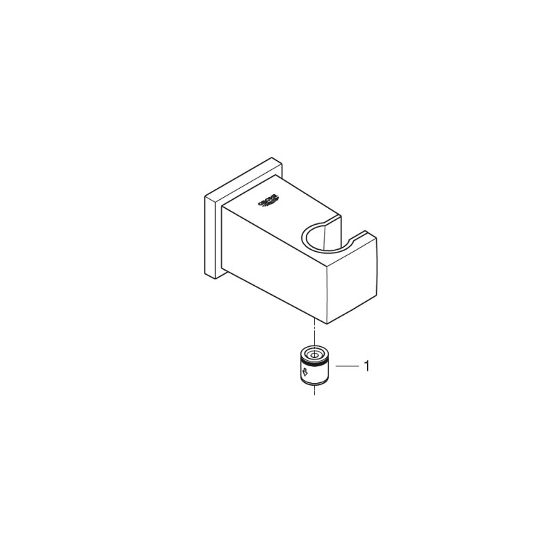 Euphoria Cube Підключення душового шлангу (26370DC0)