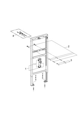 Система інсталяції для пісуару GROHE Rapid SL (1,13 м - 1,3 м) (38517001)
