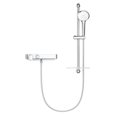 Термостат для душу GROHE GRT SmartControl і душовий гарнітур Euphoria 110 Massage з душовою штангою