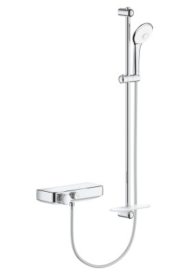Термостат для душу GROHE GRT SmartControl та душовий гарнітур Euphoria 110 Massage з душовою штангою