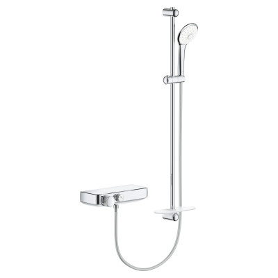 Термостат для душу GROHE GRT SmartControl та душовий гарнітур Euphoria 110 Massage з душовою штангою