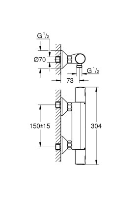 Precision Start Термостат для душу (34594000)