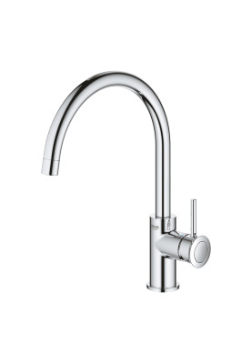 BauClassic Одноважільний змішувач для мийки (31234001)