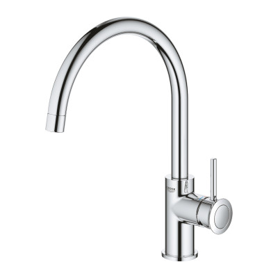 BauClassic Одноважільний змішувач для мийки (31234001)
