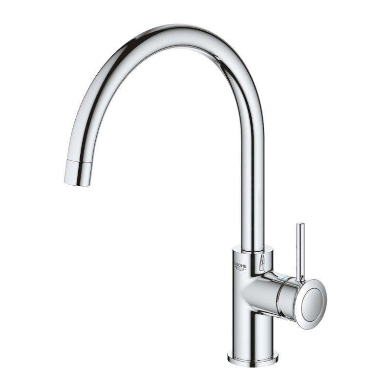 BauClassic Одноважільний змішувач для мийки (31234001)