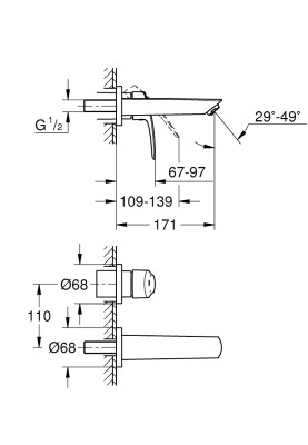 Eurosmart New Змішувач для раковини S-Size (29337003)