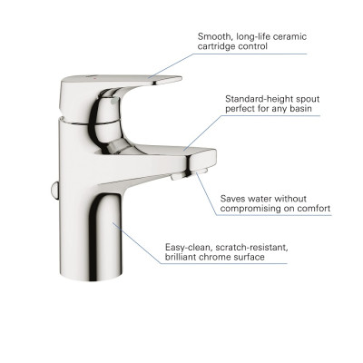 Start Flow Одноважільний змішувач для раковини S-Size (23809000)
