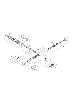 Grohtherm 3000 Cosmopolitan Термостат для ванни (34276000)
