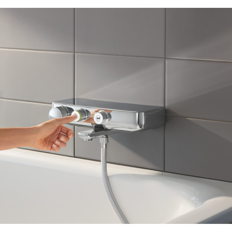 Grohtherm SmartControl Термостатичний змішувач для ванни, настінний монтаж (34718000)