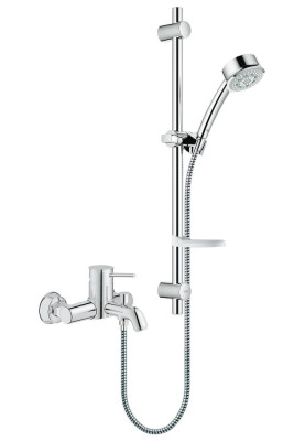BauClassic Одноважільний змішувач для ванни (32865000)