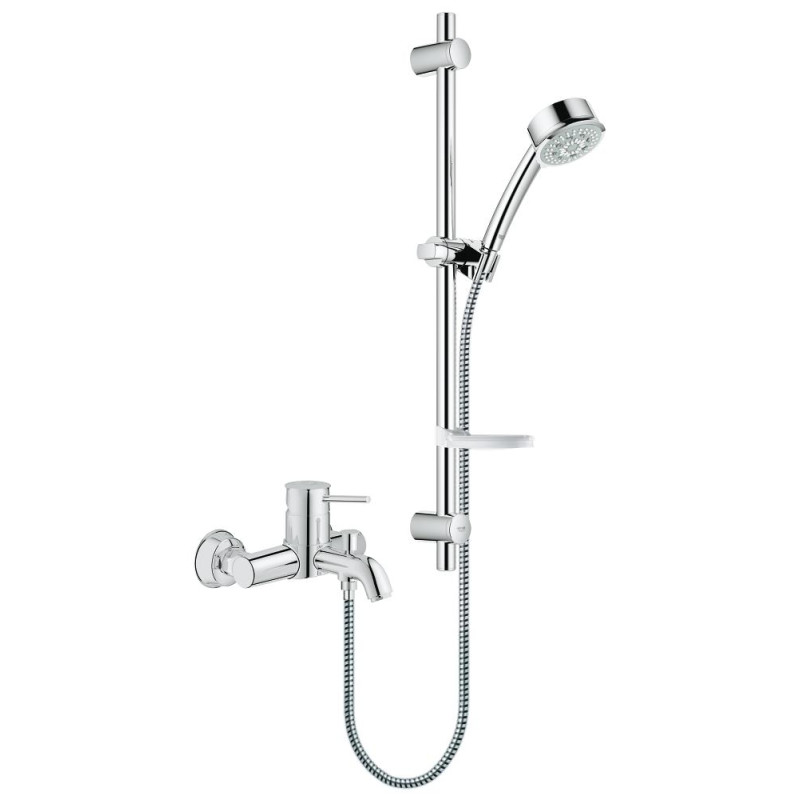 BauClassic Одноважільний змішувач для ванни (32865000)