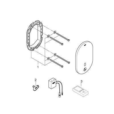 Eurosmart Cosmopolitan E Bluetooth безконтактний змішувач для душу
 (36415000)
