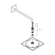 Rainshower F-Series 10 Верхній душ з кронштейном 422 мм, 1 режим струменя (26259000)