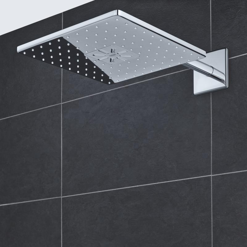 Rainshower 310 SmartActive Cube Верхній душ  з душовим кронштейном 430 мм, 2 режими (26479000)