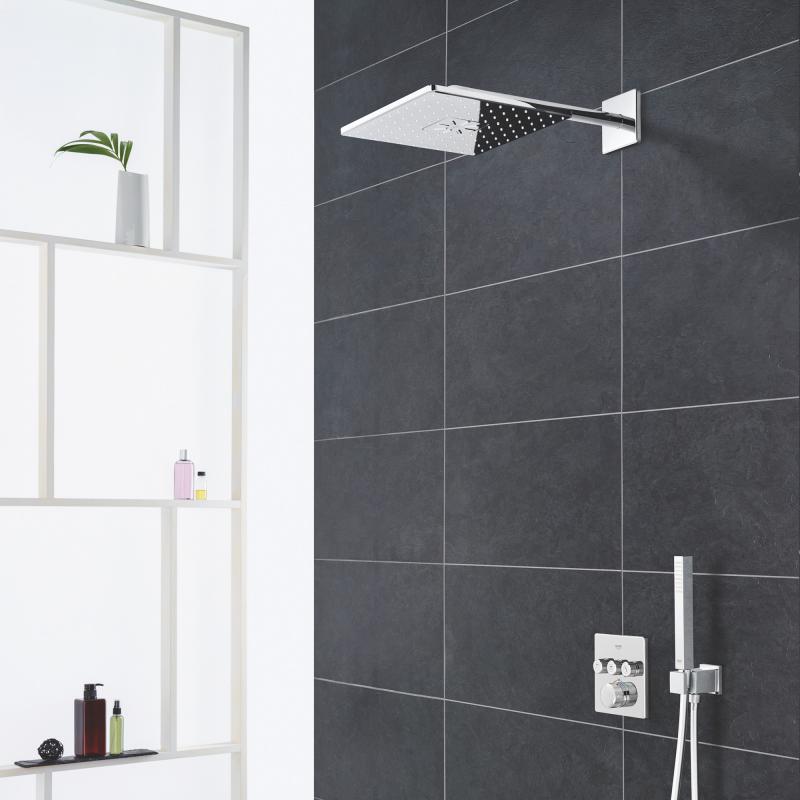 Rainshower 310 SmartActive Cube Верхній душ  з душовим кронштейном 430 мм, 2 режими (26479000)