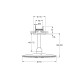 Rainshower 310 SmartActive Верхній душ з душовим кронштейном, 2 режими струменя (26477000)
