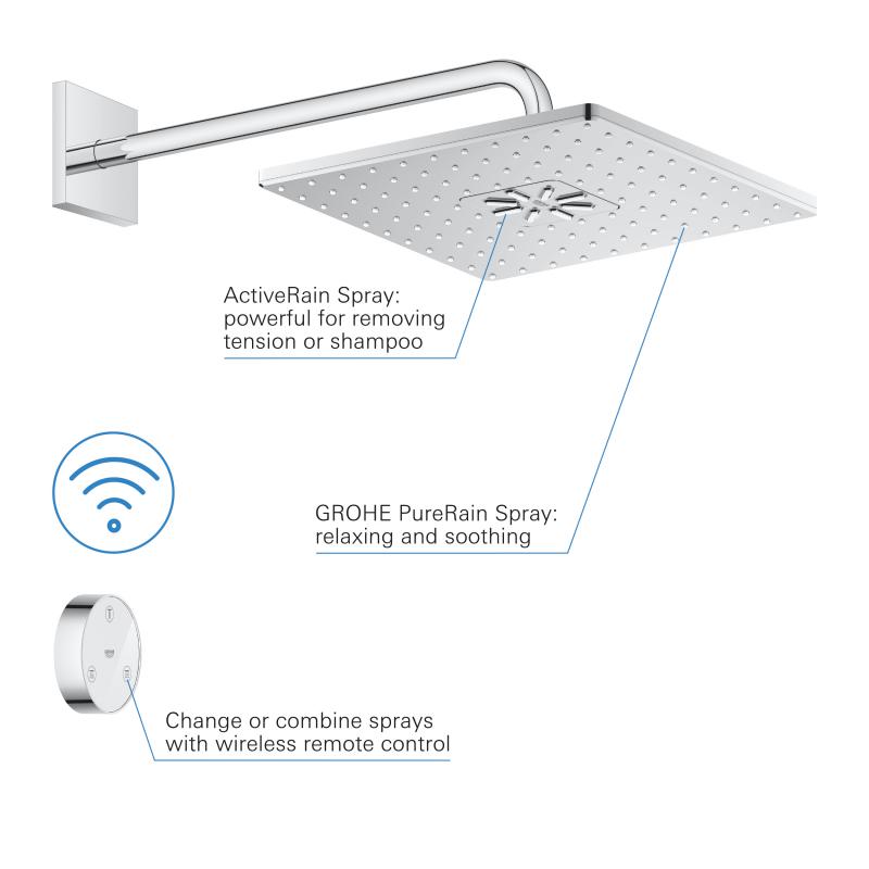 Rainshower 310 SmartConnect верхній душ з душовим кронштейном (26642000)