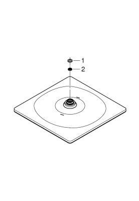 Rainshower 310 Mono Cube Верхній душ, 1 режим струменя (26568000)