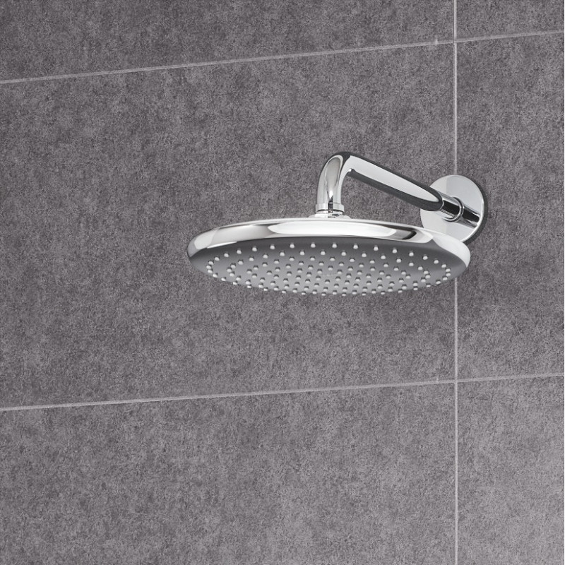 Tempesta 250 верхній душ з кронштейном до стіни з WaterSaving (26668000)