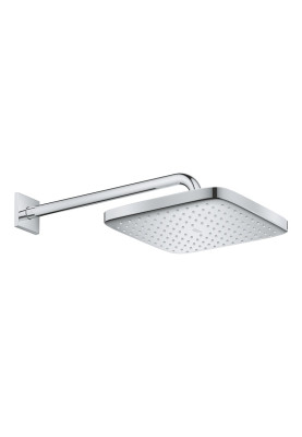Tempesta 250 Cube Верхній душ із кронштейном до стіни з WaterSaving (26687000)