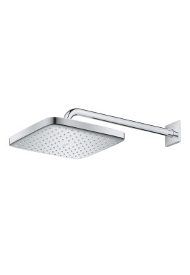 Tempesta 250 Cube Верхній душ із кронштейном до стіни з WaterSaving (26687000)