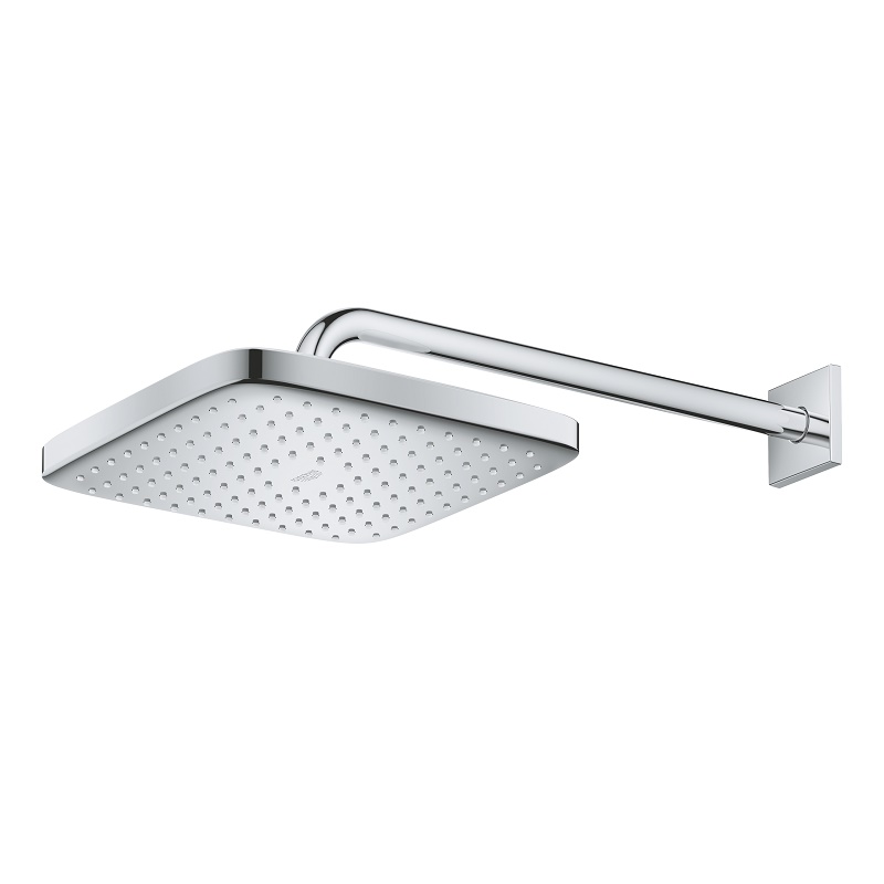 Tempesta 250 Cube Верхній душ з кронштейном до стіни з WaterSaving (26687000)