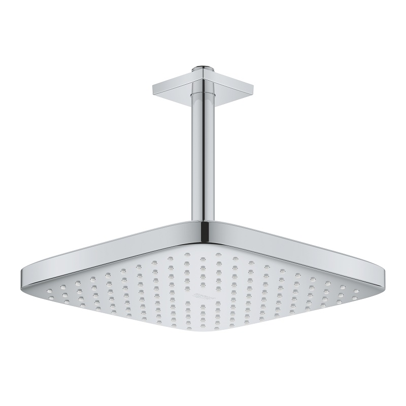 Tempesta 250 Cube Верхній душ з кронштейном до стелі з WaterSaving (26688000

)