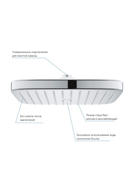tempesta 250 cube верхній душ з WaterSaving (26685000 )