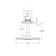 Rainshower 310 SmartActive Cube Верхній душ з душовим кронштейном, 2 режими струменя (26481000)