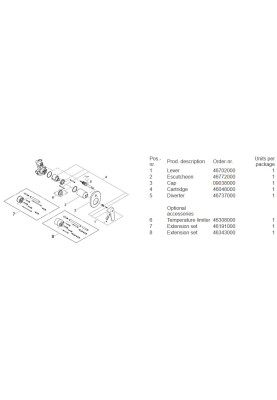 BauFlow Одноважільний змішувач для ванни (29045000)
