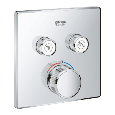 Grohtherm SmartControl Термостат закритого монтажу з 2 кнопками управління (29124000)