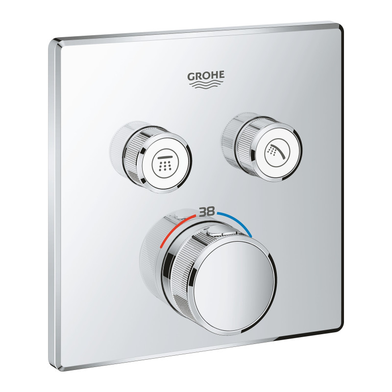 Grohtherm SmartControl Tермостат прихованого монтажу з 2 кнопками керування  (29124000)