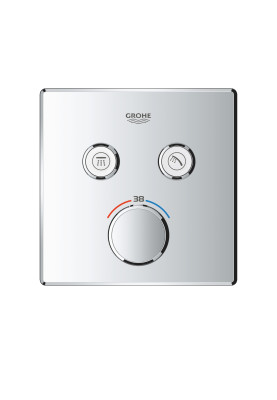 Grohtherm SmartControl Tермостат прихованого монтажу з 2 кнопками керування  (29124000)