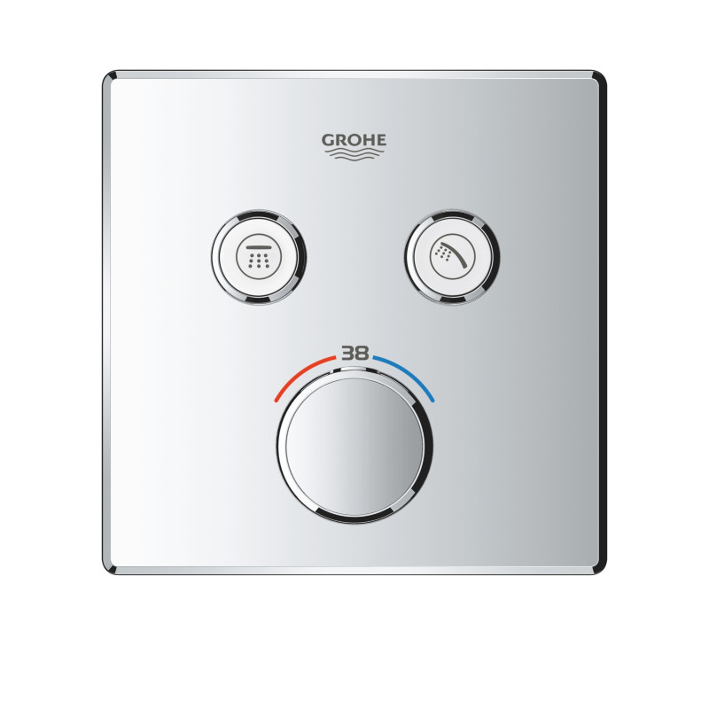 Grohtherm SmartControl Tермостат прихованого монтажу з 2 кнопками керування  (29124000)