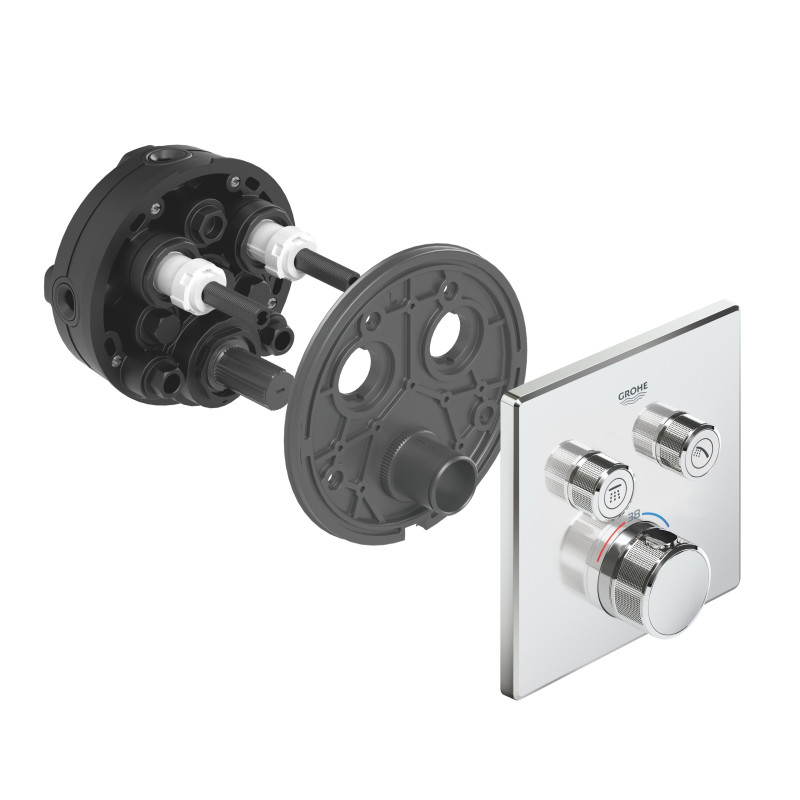 Grohtherm SmartControl Tермостат прихованого монтажу з 2 кнопками керування  (29124000)