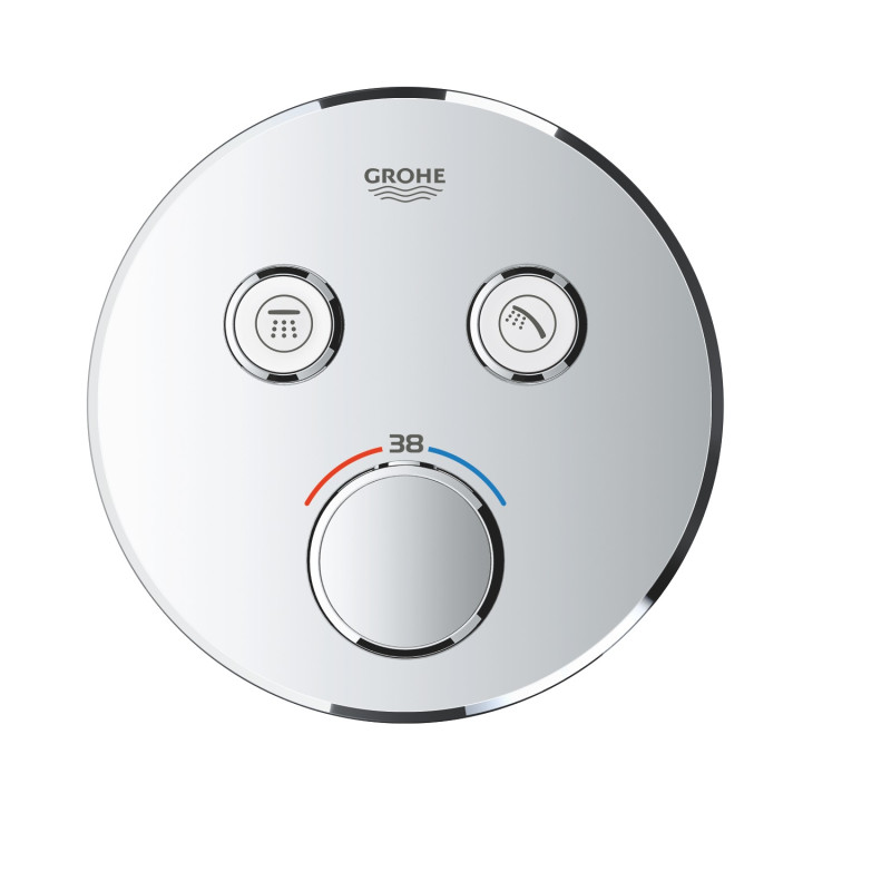 Grohtherm SmartControl Tермостат прихованого монтажу з 2 кнопками керування (29119000)