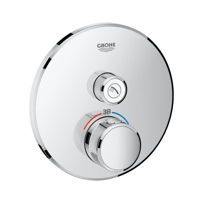 Grohtherm SmartControl Термостат прихованого монтажу із однією кнопкою керування (29118000)
