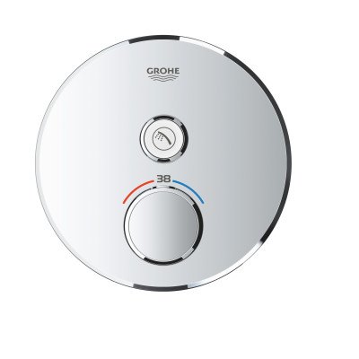 Grohtherm SmartControl Термостат прихованого монтажу із одною кнопкою керування (29118000)