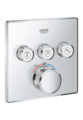 Grohtherm SmartControl Термостат прихованого монтажу із 3 кнопками керування (29126000)