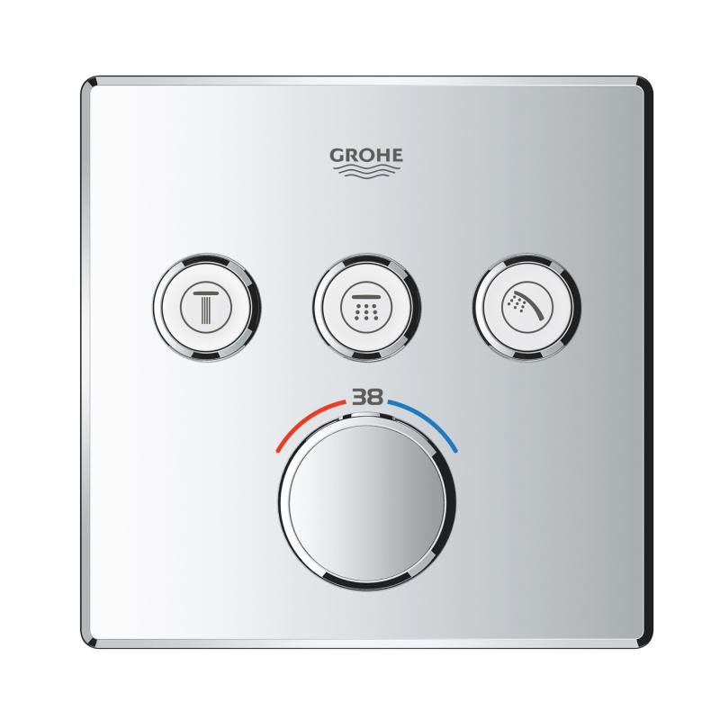Grohtherm SmartControl Термостат прихованого монтажу із 3 кнопками керування (29126000)